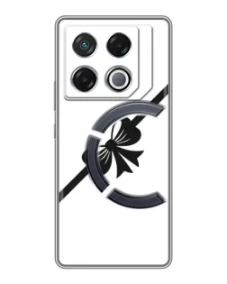 Чехол для Infinix GT 20 Pro с картинкой «Диагональный бант»