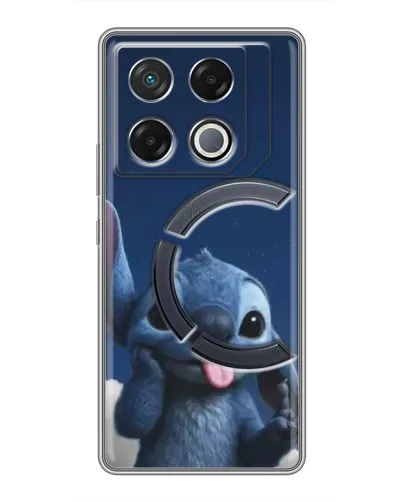 Чехол для Infinix GT 20 Pro с картинкой «Стич в облаках»