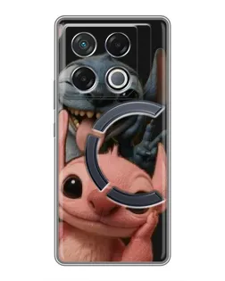 Чехол для Infinix GT 20 Pro с картинкой «Стич и Ангел» Чехол для Infinix GT 20 Pro с картинкой «Стич и Ангел»