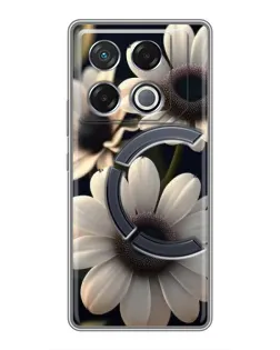 Чехол для Infinix GT 20 Pro с картинкой «Белые маргаритки макро» Чехол для Infinix GT 20 Pro с картинкой «Белые маргаритки макро»