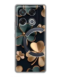 Чехол для Infinix GT 20 Pro с картинкой «Клевер в золоте» Чехол для Infinix GT 20 Pro с картинкой «Клевер в золоте»