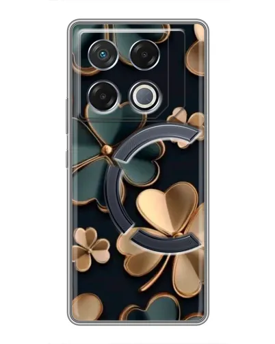 Чехол для Infinix GT 20 Pro с картинкой «Клевер в золоте» Чехол для Infinix GT 20 Pro с картинкой «Клевер в золоте»