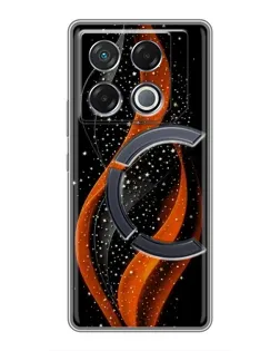 Чехол для Infinix GT 20 Pro с картинкой «Огненная звездная волна»