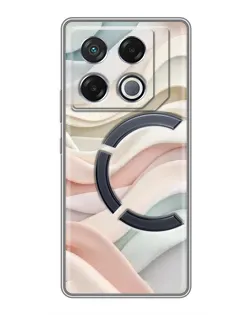 Чехол для Infinix GT 20 Pro с картинкой «Пастельные нежные волны»