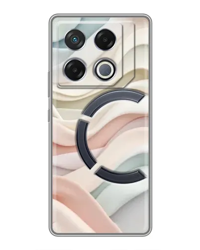 Чехол для Infinix GT 20 Pro с картинкой «Пастельные нежные волны»