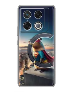 Чехол для Infinix GT 20 Pro с картинкой «Капи-мен супергерой»