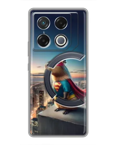 Чехол для Infinix GT 20 Pro с картинкой «Капи-мен супергерой»