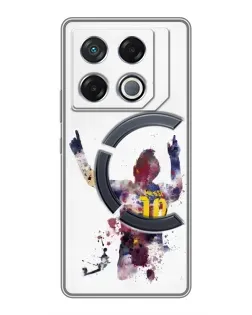 Чехол для Infinix GT 20 Pro с картинкой «Акварельный Месси Барселона» Чехол для Infinix GT 20 Pro с картинкой «Акварельный Месси Барселона»