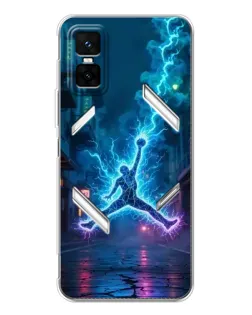 Чехол для Infinix GT 30 Pro с картинкой «Jordan Gold Jumpman»