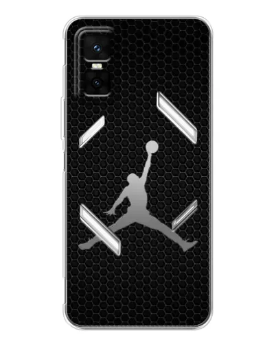 Чехол для Infinix GT 30 Pro с картинкой «Jordan Dark Carbon»