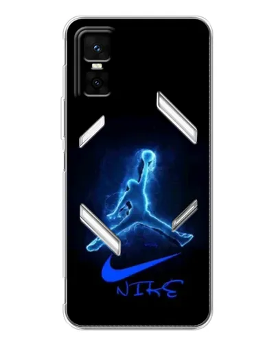 Чехол для Infinix GT 30 Pro с картинкой «Jordan Neon Blue»