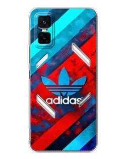 Чехол для Infinix GT 30 Pro с картинкой «Абстракция Adidas»