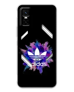 Чехол для Infinix GT 30 Pro с картинкой «Взрыв красок Adidas»