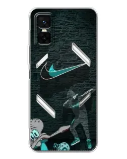 Чехол для Infinix GT 30 Pro с картинкой «Спортивный арт Nike»