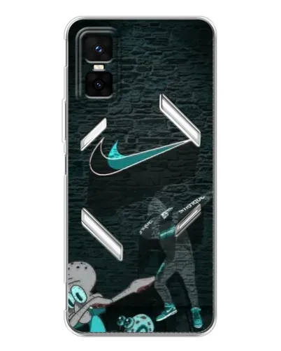 Чехол для Infinix GT 30 Pro с картинкой «Спортивный арт Nike»