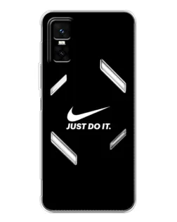 Чехол для Infinix GT 30 Pro с картинкой «Минимализм от Nike»