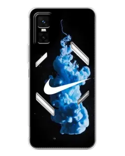 Чехол для Infinix GT 30 Pro с картинкой «Nike и синий дым»