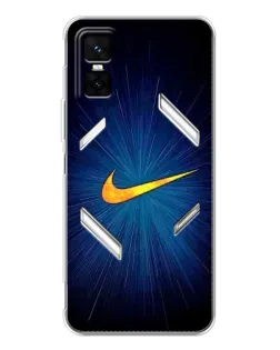 Чохол для Infinix GT 30 Pro з картинкою «Синій пульс Nike»