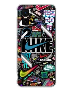 Чохол для Infinix GT 30 Pro з картинкою «Яскравий колаж Nike»