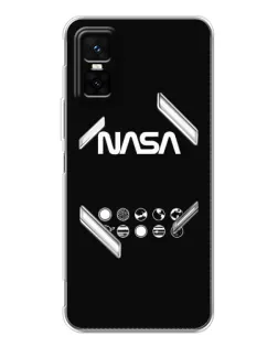 Чехол для Infinix GT 30 Pro с картинкой «NASA — технический принт» Чехол для Infinix GT 30 Pro с картинкой «NASA — технический принт»