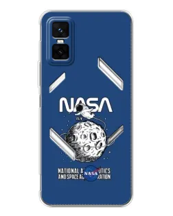 Чехол для Infinix GT 30 Pro с картинкой «NASA — лунная миссия» Чехол для Infinix GT 30 Pro с картинкой «NASA — лунная миссия»