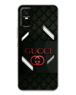 Чехол для Infinix GT 30 Pro с картинкой «Gucci — стеганый черный»