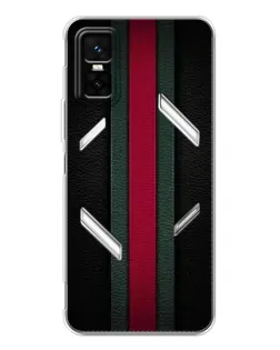 Чехол для Infinix GT 30 Pro с картинкой «Gucci — неоновая линия»