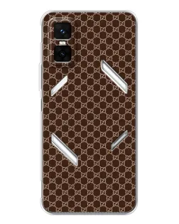 Чехол для Infinix GT 30 Pro с картинкой «Gucci — шоколадная сетка»