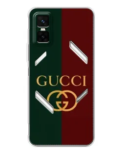 Чехол для Infinix GT 30 Pro с картинкой «Gucci — темно-зеленый градиент»