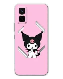 Чехол для Infinix GT 30 Pro с картинкой «Kuromi — розовая нежность» Чехол для Infinix GT 30 Pro с картинкой «Kuromi — розовая нежность»