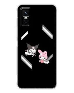 Чехол для Infinix GT 30 Pro с картинкой «My Melody и Kuromi» Чехол для Infinix GT 30 Pro с картинкой «My Melody и Kuromi»