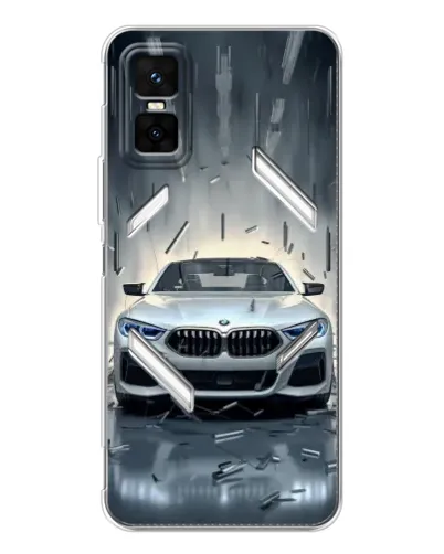 Чехол для Infinix GT 30 Pro с картинкой «BMW в свете фар» Чехол для Infinix GT 30 Pro с картинкой «BMW в свете фар»