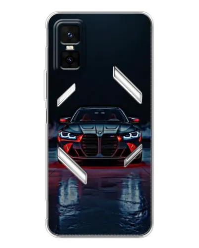 Чехол для Infinix GT 30 Pro с картинкой «BMW на мокрой дороге» Чехол для Infinix GT 30 Pro с картинкой «BMW на мокрой дороге»