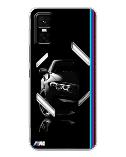 Чехол для Infinix GT 30 Pro с картинкой «Силуэт BMW в темноте» Чехол для Infinix GT 30 Pro с картинкой «Силуэт BMW в темноте»