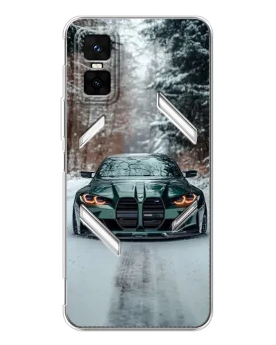 Чехол для Infinix GT 30 Pro с картинкой «BMW в зимнем лесу» Чехол для Infinix GT 30 Pro с картинкой «BMW в зимнем лесу»