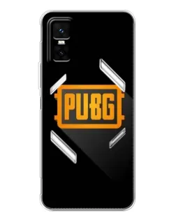 Чехол для Infinix GT 30 Pro с картинкой «PUBG — рамка лого»