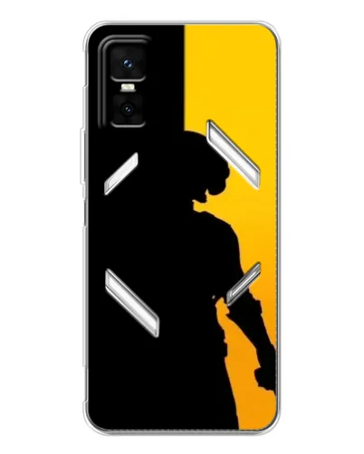 Чехол для Infinix GT 30 Pro с картинкой «Тень воина PUBG»