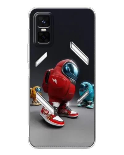 Чехол для Infinix GT 30 Pro с картинкой «Among Us — 3D стиль»