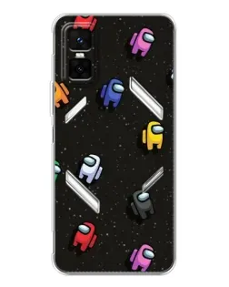 Чохол для Infinix GT 30 Pro з картинкою «Космічний патерн Among Us» Чохол для Infinix GT 30 Pro з картинкою «Космічний патерн Among Us»