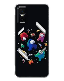 Чехол для Infinix GT 30 Pro с картинкой «Among Us космос»