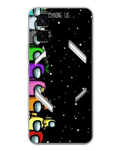 Чехол для Infinix GT 30 Pro с картинкой «Команда Among Us»