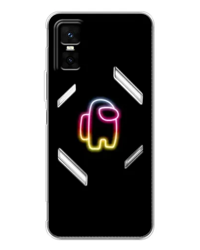 Чехол для Infinix GT 30 Pro с картинкой «Among Us градиент»