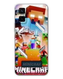 Чохол для Infinix GT 30 Pro з картинкою «Minecraft герої гри» Чохол для Infinix GT 30 Pro з картинкою «Minecraft герої гри»