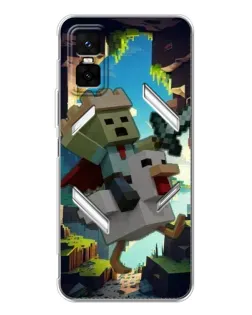Чохол для Infinix GT 30 Pro з картинкою «Стів та гусь» Чохол для Infinix GT 30 Pro з картинкою «Стів та гусь»