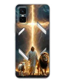 Чехол для Infinix GT 30 Pro с картинкой «Лев Иуды и Свет» Чехол для Infinix GT 30 Pro с картинкой «Лев Иуды и Свет»