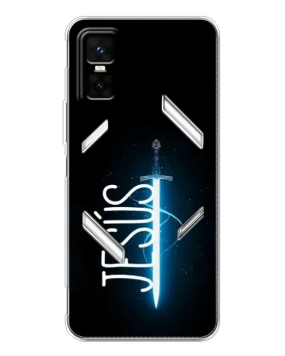 Чехол для Infinix GT 30 Pro с картинкой «Меч Духа Jesus» Чехол для Infinix GT 30 Pro с картинкой «Меч Духа Jesus»