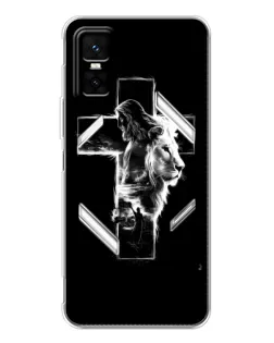Чохол для Infinix GT 30 Pro з картинкою «Сяючий хрест Jesus»