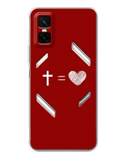 Чохол для Infinix GT 30 Pro з картинкою «Рівняння любові»