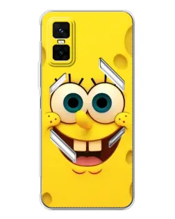 Чехол для Infinix GT 30 Pro с картинкой «Губка Боб улыбка»