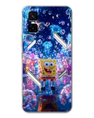 Чехол для Infinix GT 30 Pro с картинкой «Неоновый океан»